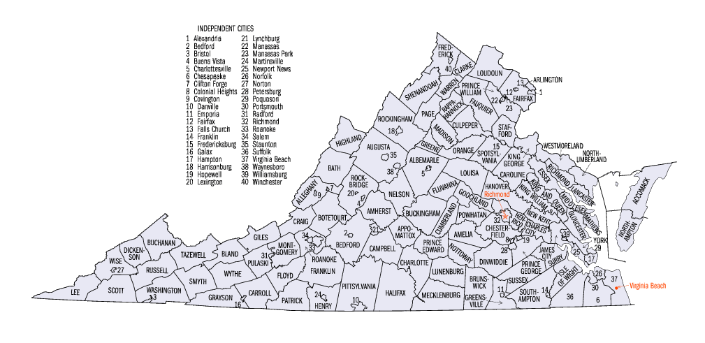 Virginia Districts