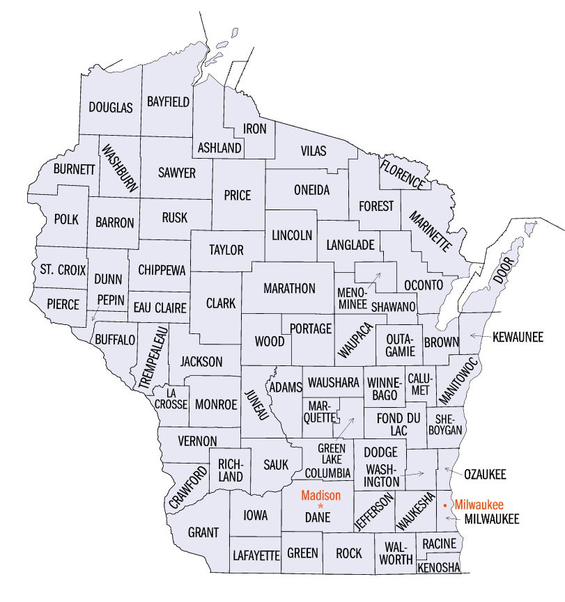 Wisconsin Districts