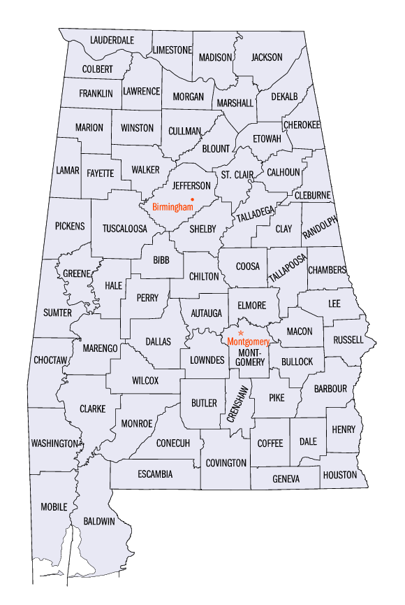 Alabama Districts